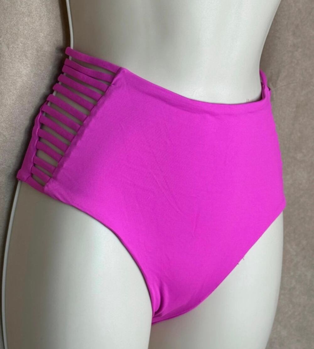 L*Space Bright Fuchsia Harrington Bitsy Bikini Bottom S NWOT